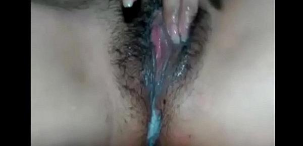  My cum after a horny mastrubation